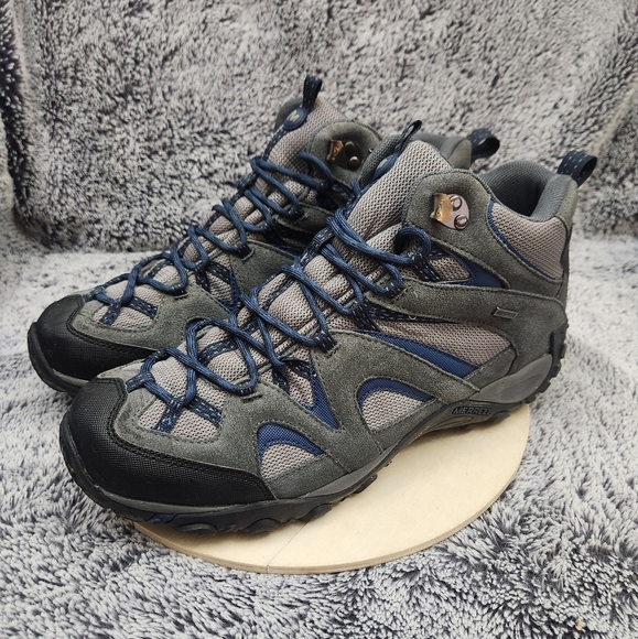 Merrell Hiking Trail Outdoor Shoes Castle Rock/Dark Denim Men's Size 11.5 - Picture 3 of 8